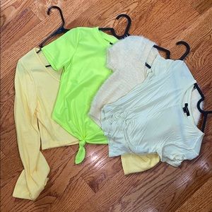 SOLD• Yellow top collection ⭐️💛💝